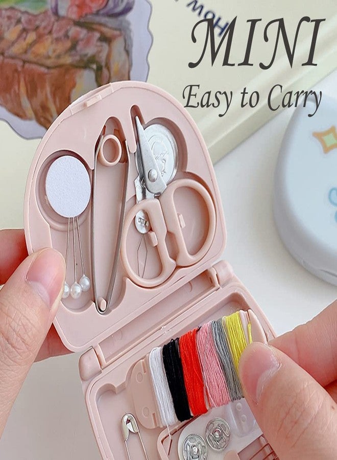 Kunya Mini Travel Sew Kit Beginner Mini Sewing Box Pocket Folding Sewing Kit, with Sewing Needle, Thread, Cutton, Pin, Scissors, Clip, Needle Threader - 1 Pc - Image 3
